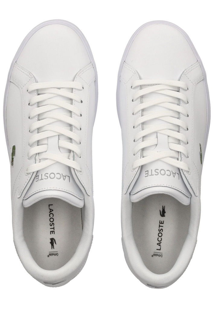 Lacoste Sneaker Lederimitat Weiß/Weiß