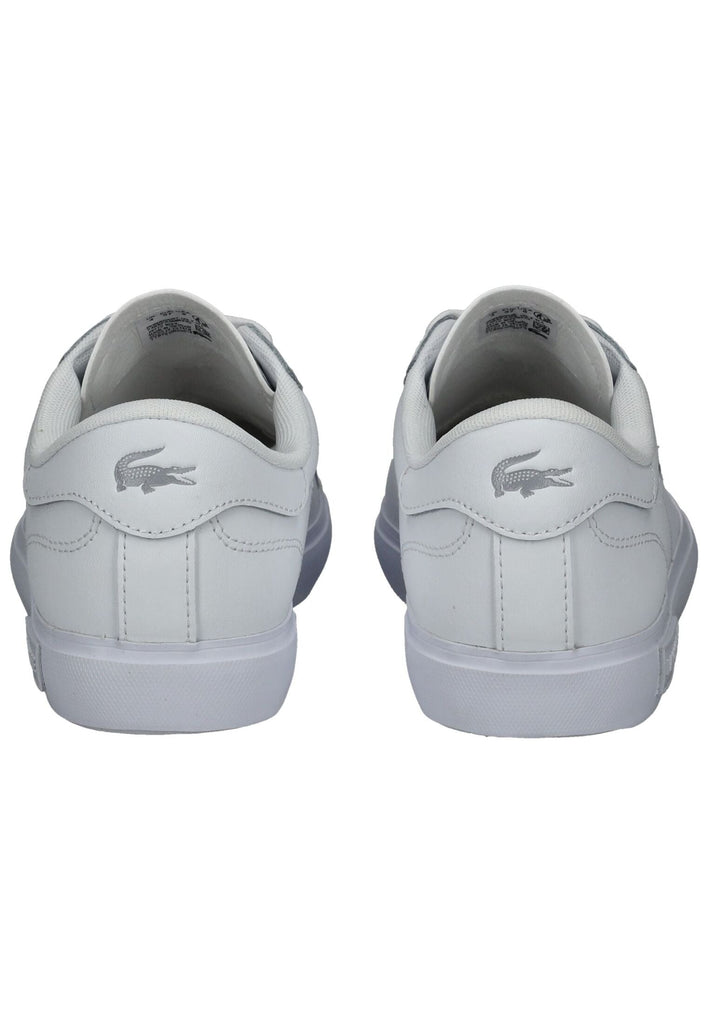 Lacoste Sneaker Lederimitat Weiß/Weiß