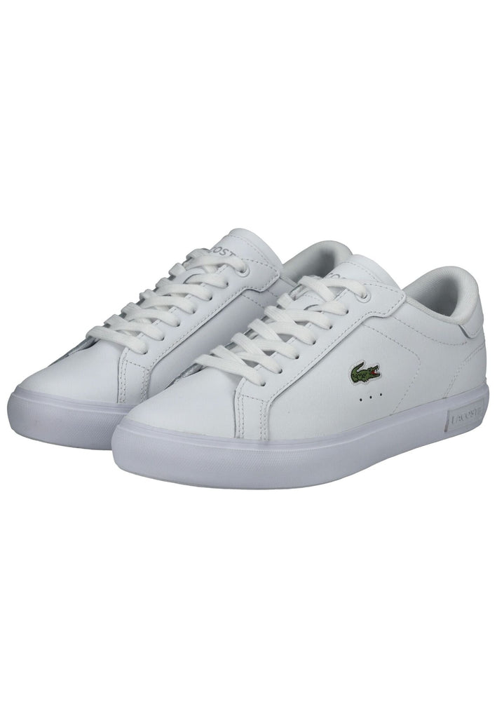 Lacoste Sneaker Lederimitat Weiß/Weiß