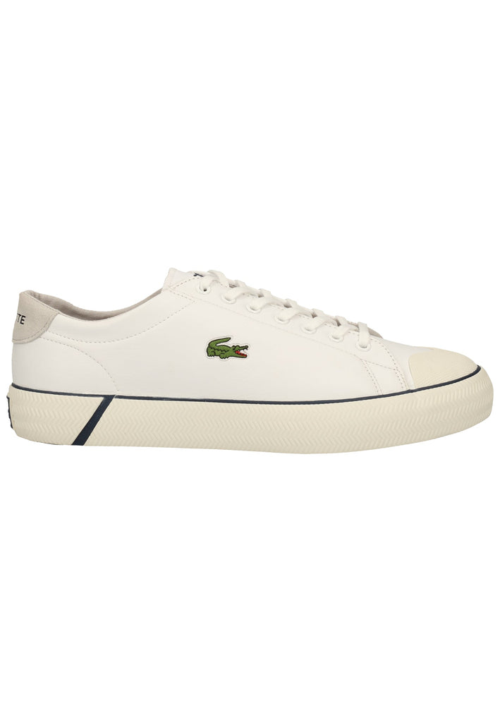 Lacoste Sneaker Nappaleder Weiß/Blau