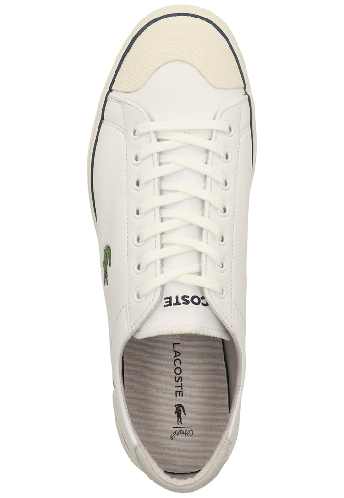 Lacoste Sneaker Nappaleder Weiß/Blau