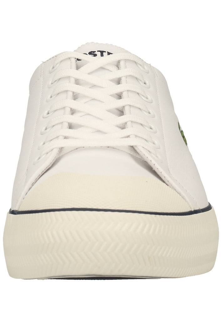 Lacoste Sneaker Nappaleder Weiß/Blau