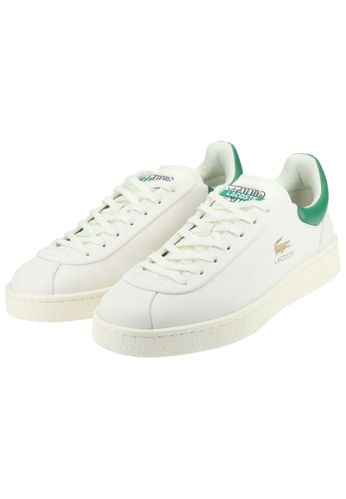 Lacoste Sneaker Nubukleder/Textil Weiß/Grün