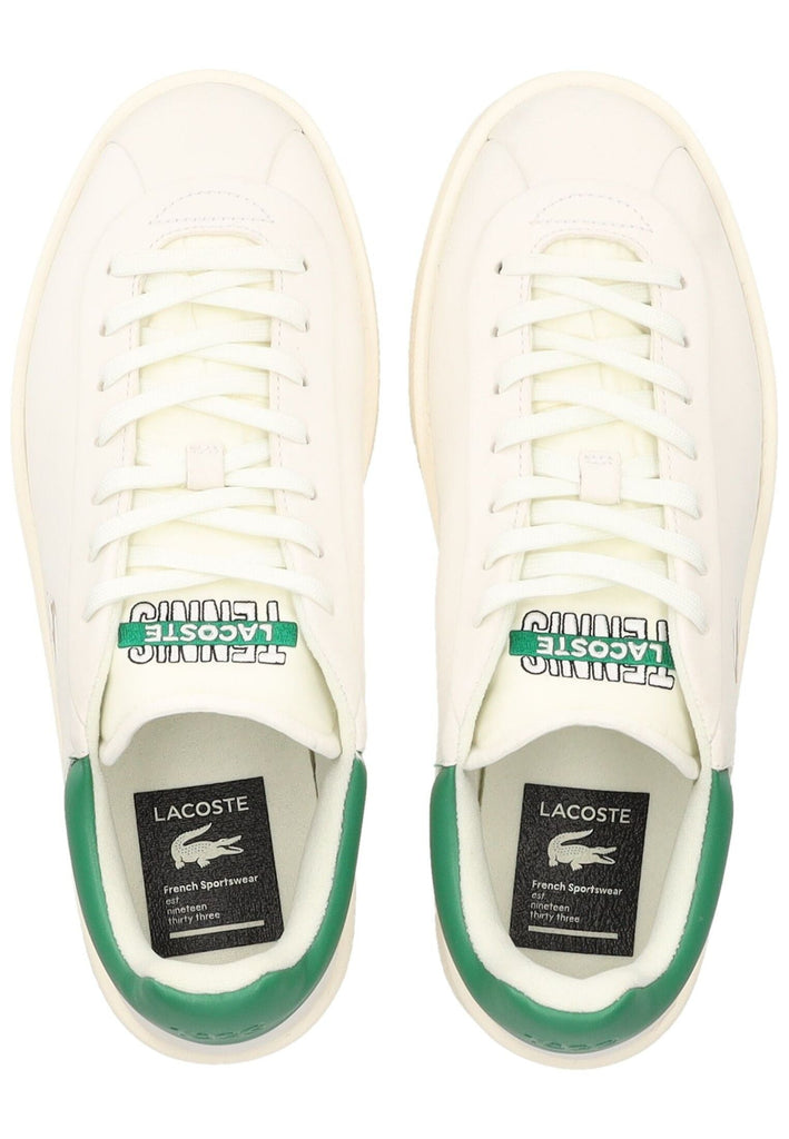 Lacoste Sneaker Nubukleder/Textil Weiß/Grün