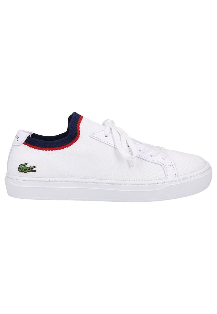 Lacoste Sneaker Textil Weiß/Blau