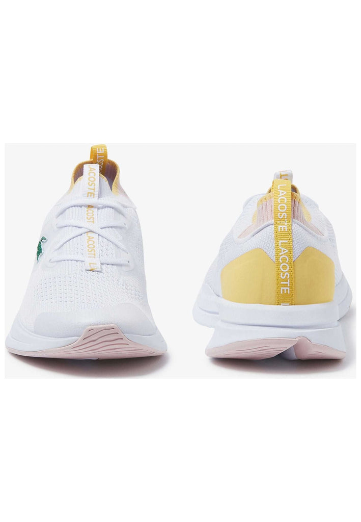 Lacoste Sneaker Textil Weiß/Gelb