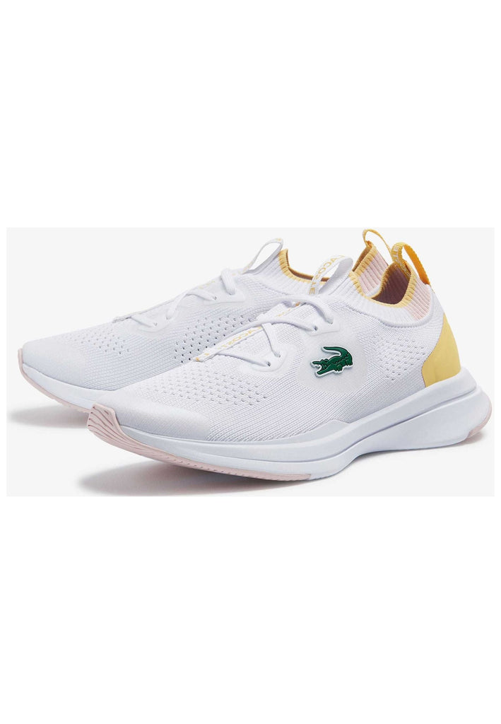 Lacoste Sneaker Textil Weiß/Gelb