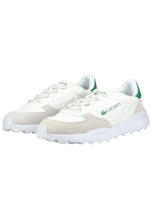 Lacoste Sneaker Textil Weiß/Grün