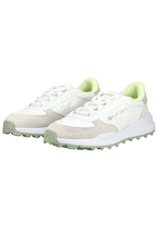 Lacoste Sneaker Textil Weiß/Grün