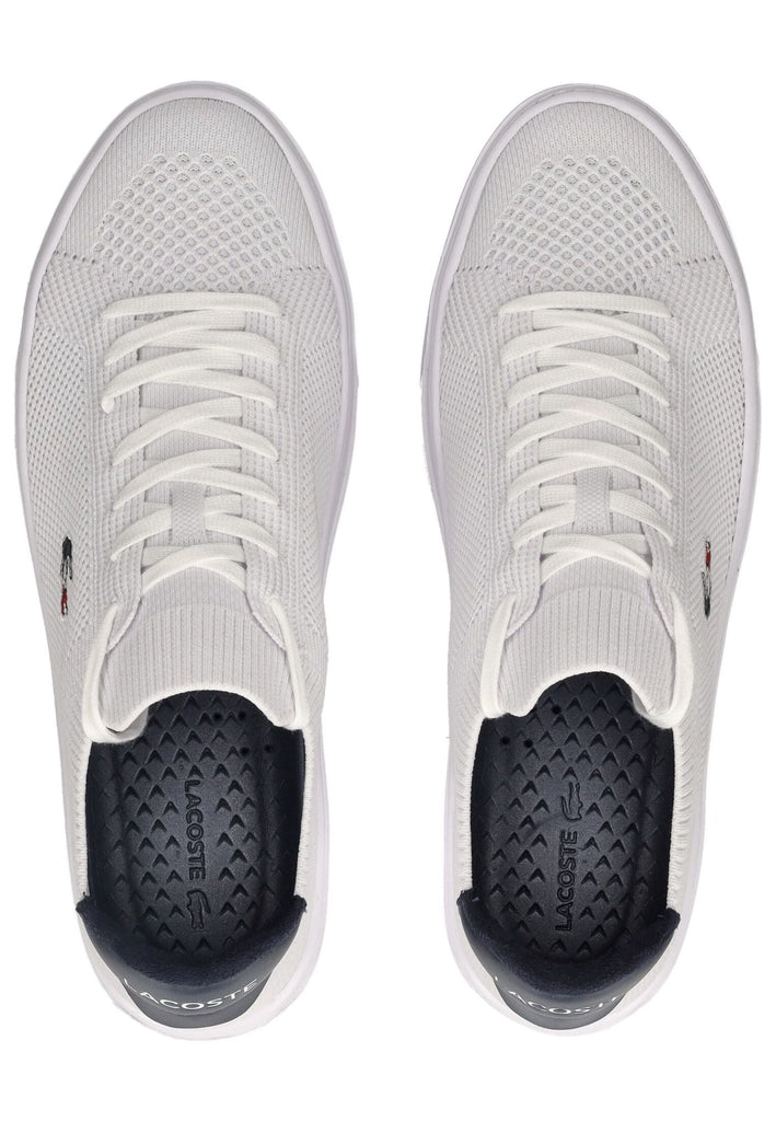 Lacoste Sneaker Textil Weiß/Navy