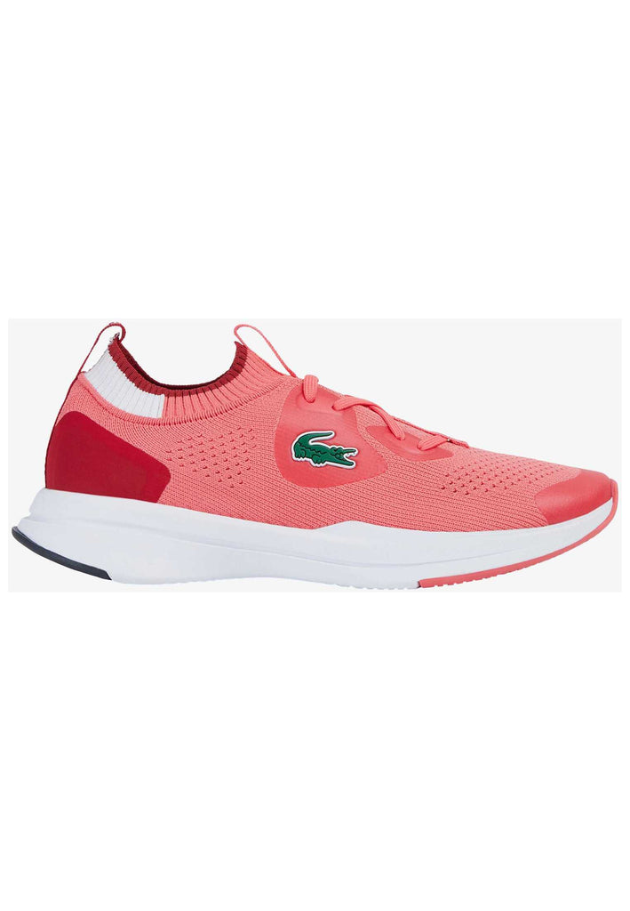 Lacoste Sneaker Textil Weiß/Pink