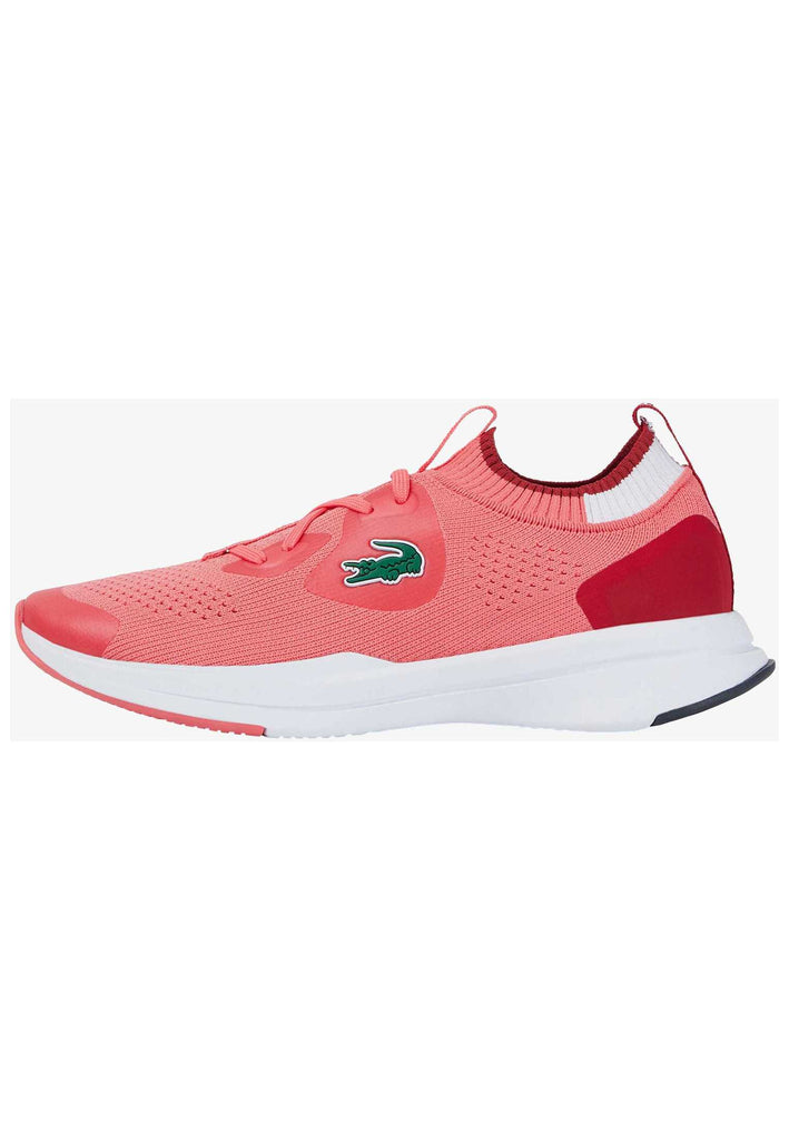 Lacoste Sneaker Textil Weiß/Pink