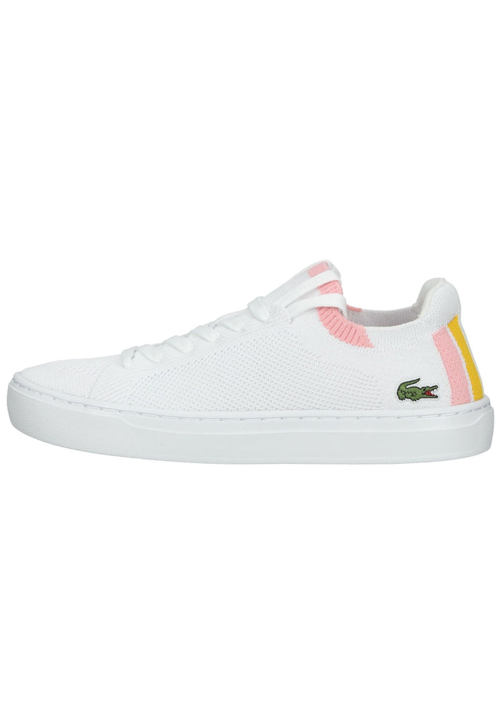 Lacoste Sneaker Textil Weiß/Rosa