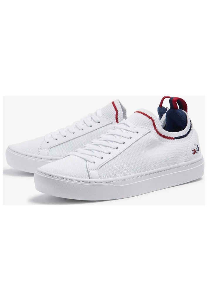 Lacoste Sneaker Textil Weiß/Rot