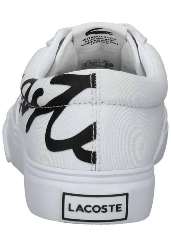 Lacoste Sneaker Textil Weiß/Schwarz