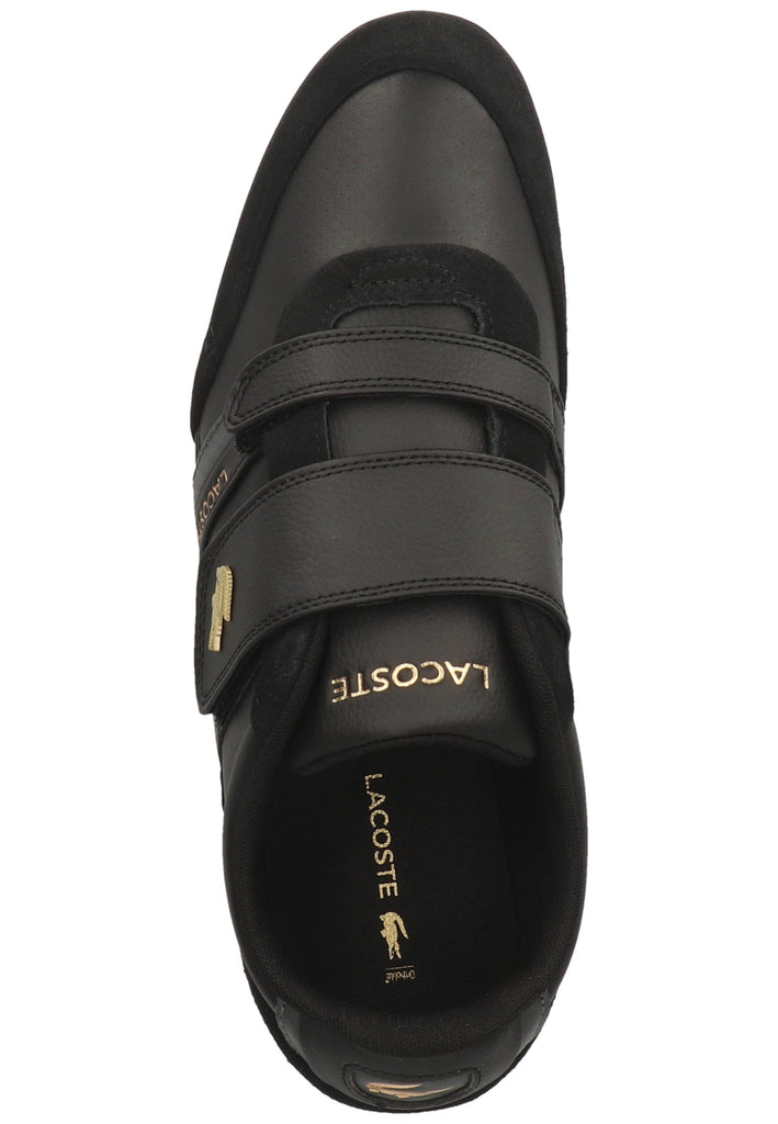 Lacoste Sneaker Veloursleder/Synthetik Schwarz/Grau