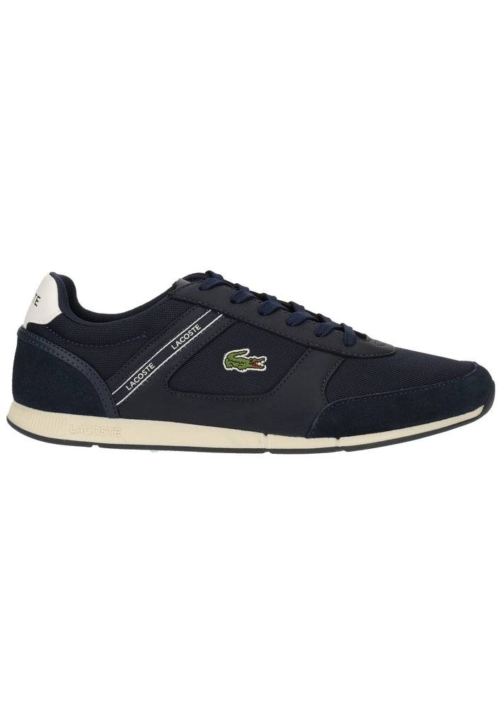 Lacoste Sneaker Veloursleder/Textil Blau/Weiß