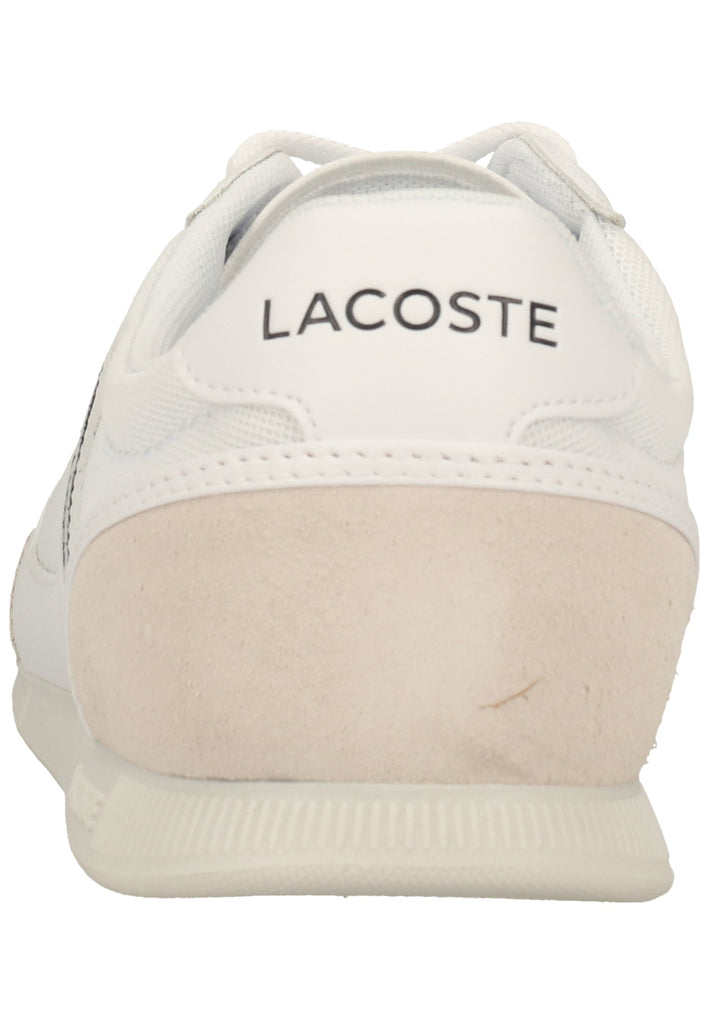 Lacoste Sneaker Veloursleder/Textil Weiß/Blau