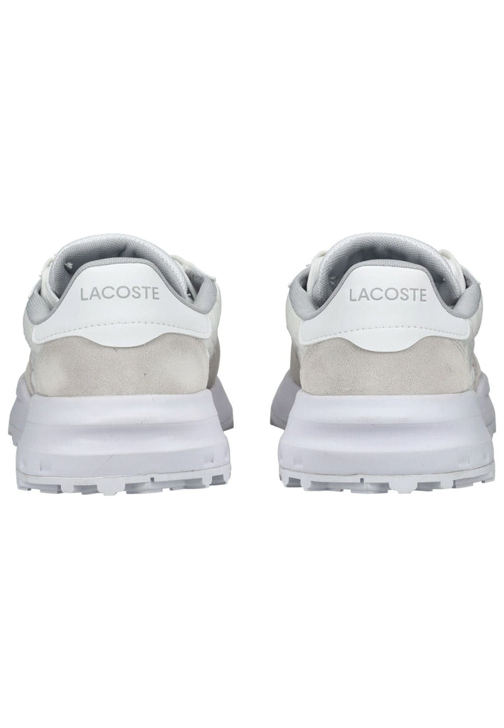 Lacoste Sneaker Veloursleder/Textil Weiß/Grau