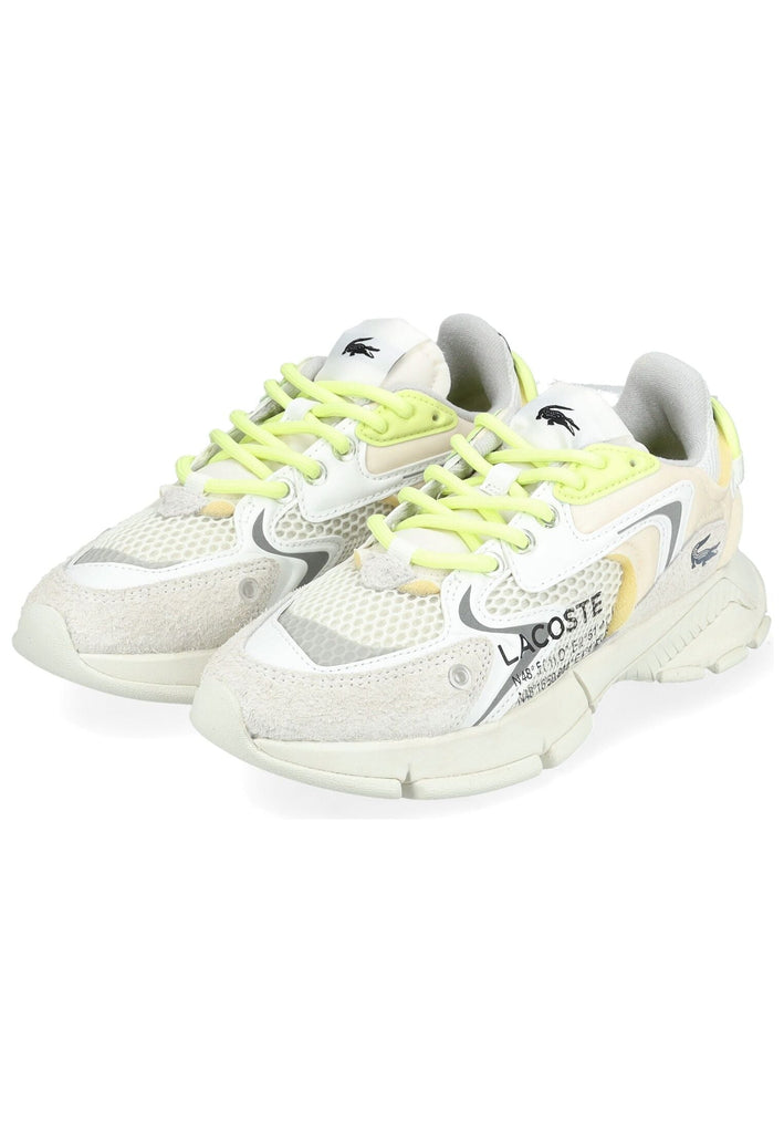 Lacoste Sneaker Veloursleder/Textil Weiß Kombi