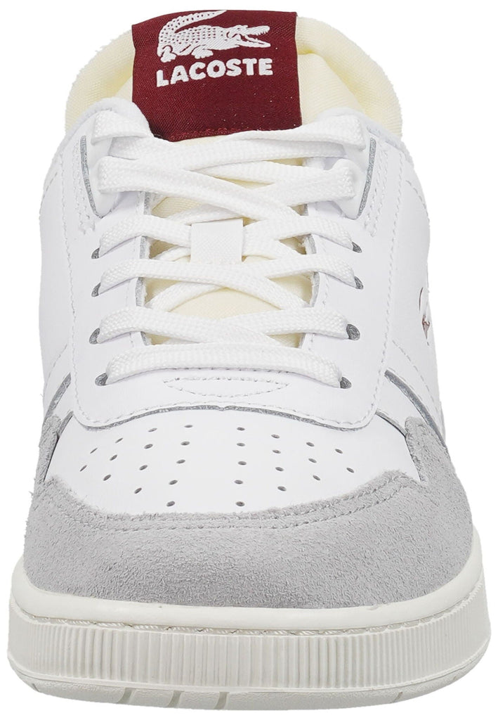 Lacoste Sneaker Veloursleder/Textil Weiß/Rot
