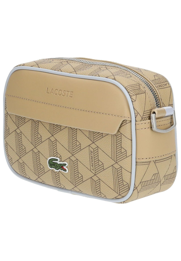 Lacoste Taschen Lederimitat Beige/Weiß