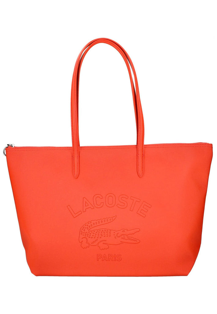 Lacoste Taschen Lederimitat Rot