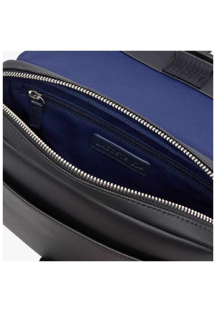 Lacoste Taschen Lederimitat Schwarz