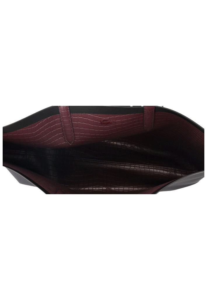 Lacoste Taschen Lederimitat Schwarz