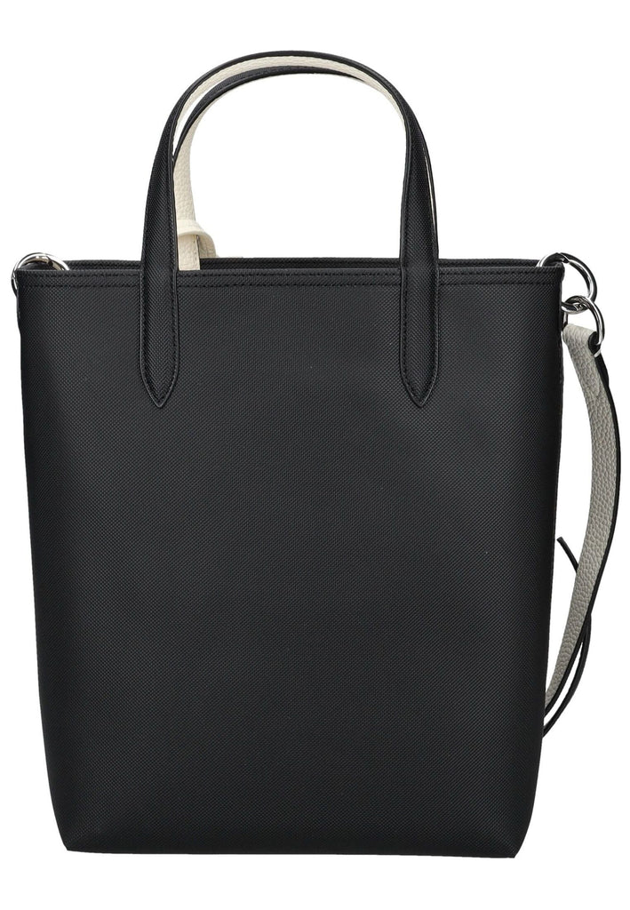 Lacoste Taschen Lederimitat Schwarz/Weiß