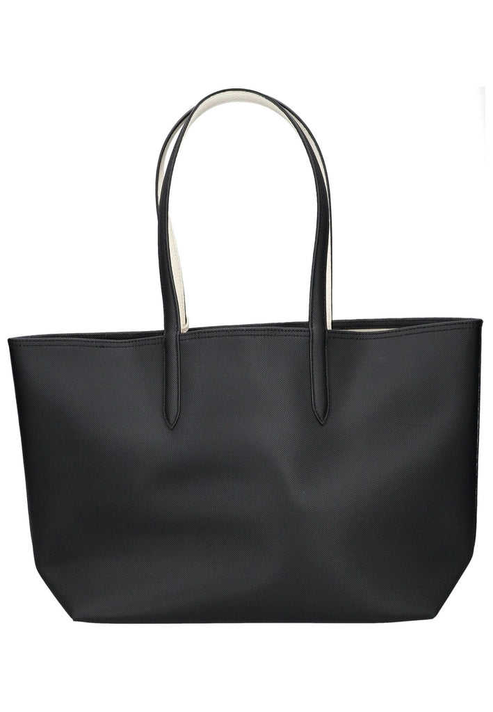 Lacoste Taschen Lederimitat Schwarz/Weiß