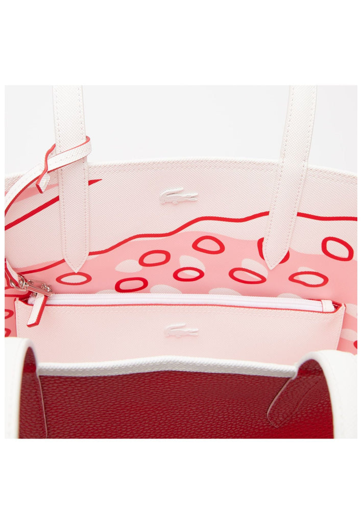 Lacoste Taschen PU Rosa/Weiß