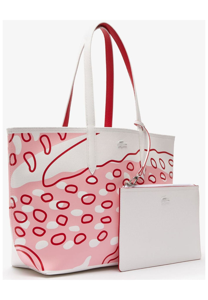 Lacoste Taschen PU Rosa/Weiß