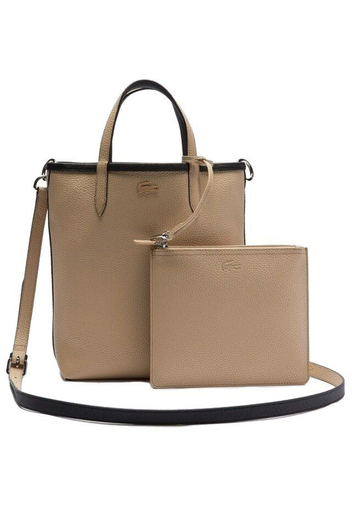 Lacoste Taschen Textil Schwarz/Beige