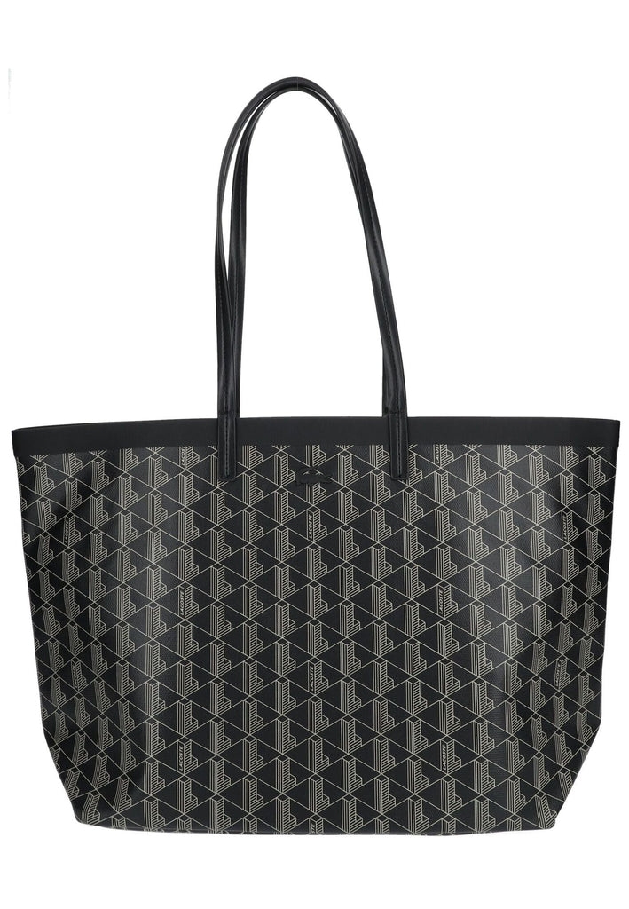 Lacoste Taschen Textil Schwarz/Beige