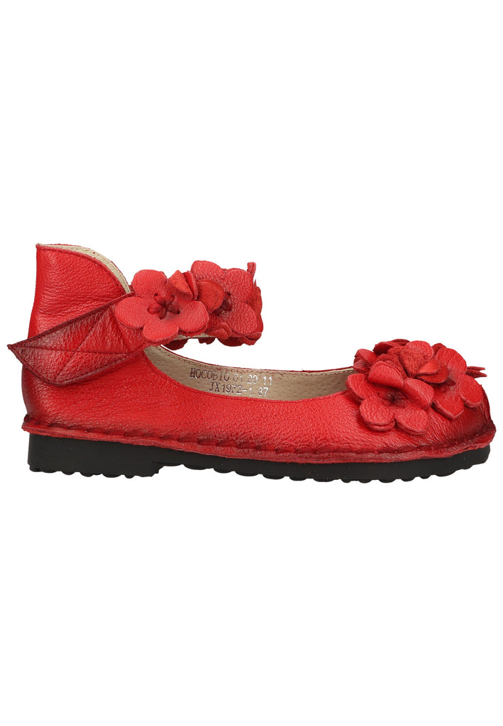 Laura Vita Ballerinas Leder Rot