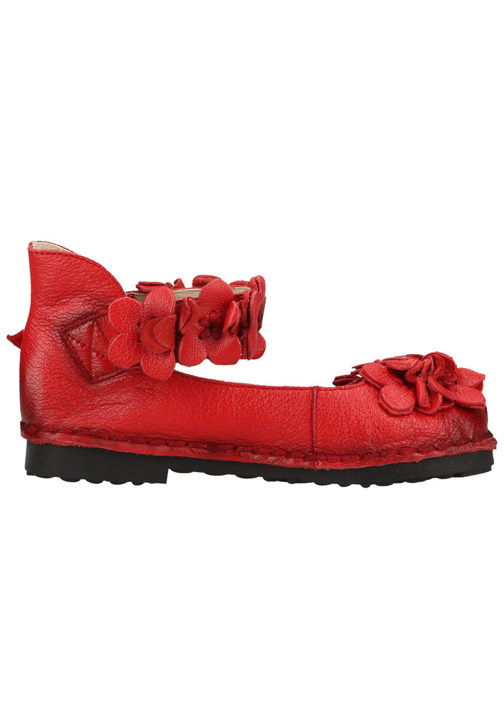 Laura Vita Ballerinas Leder Rot