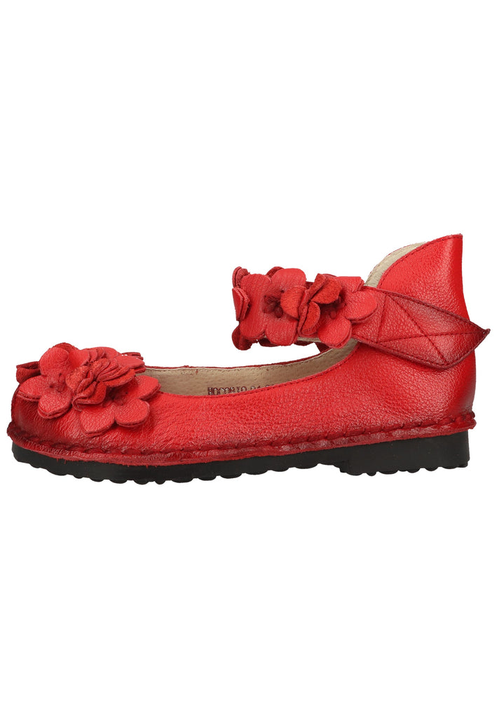 Laura Vita Ballerinas Leder Rot