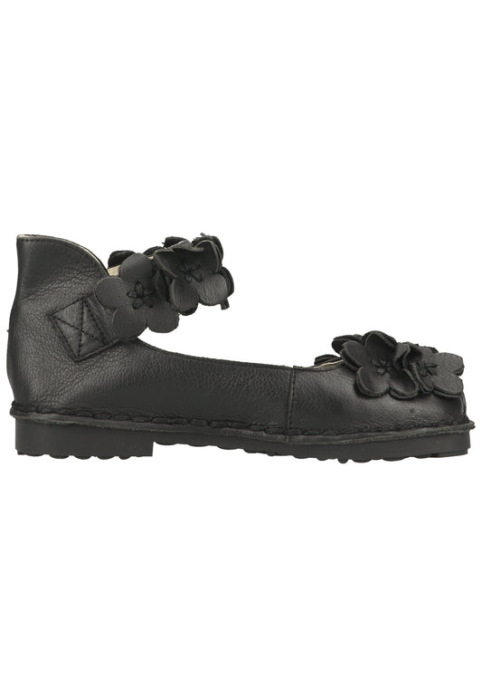 Laura Vita Ballerinas Leder Schwarz