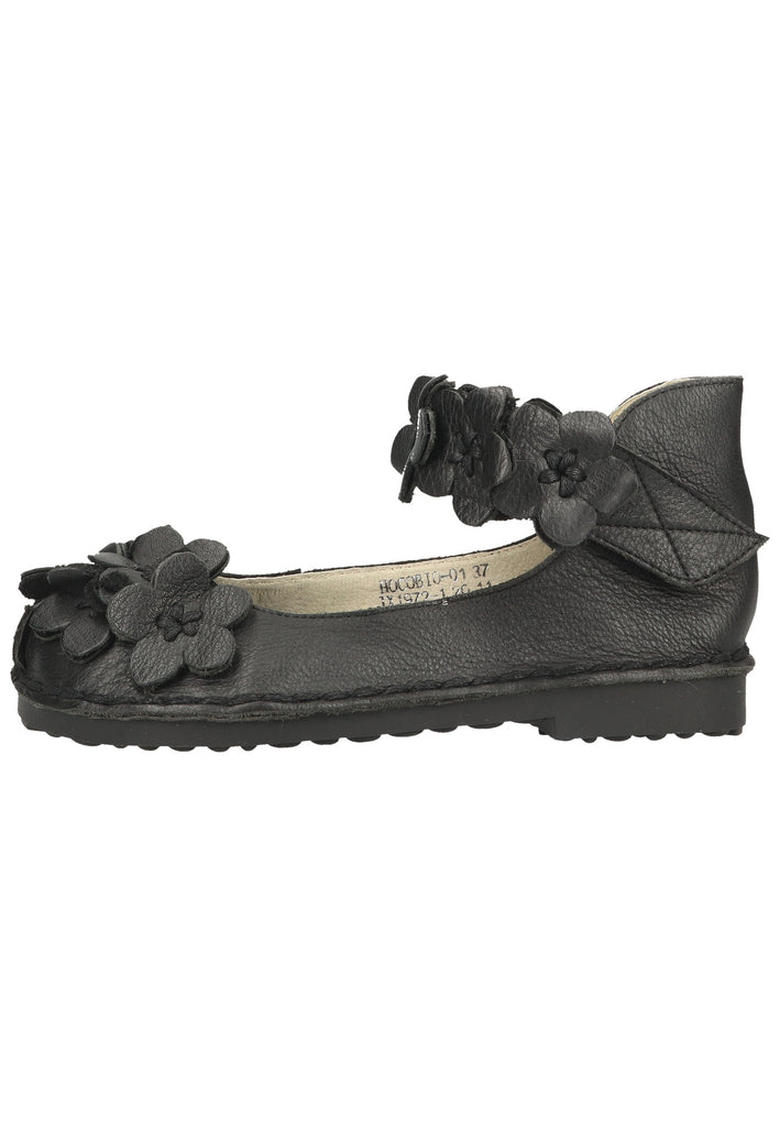 Laura Vita Ballerinas Leder Schwarz