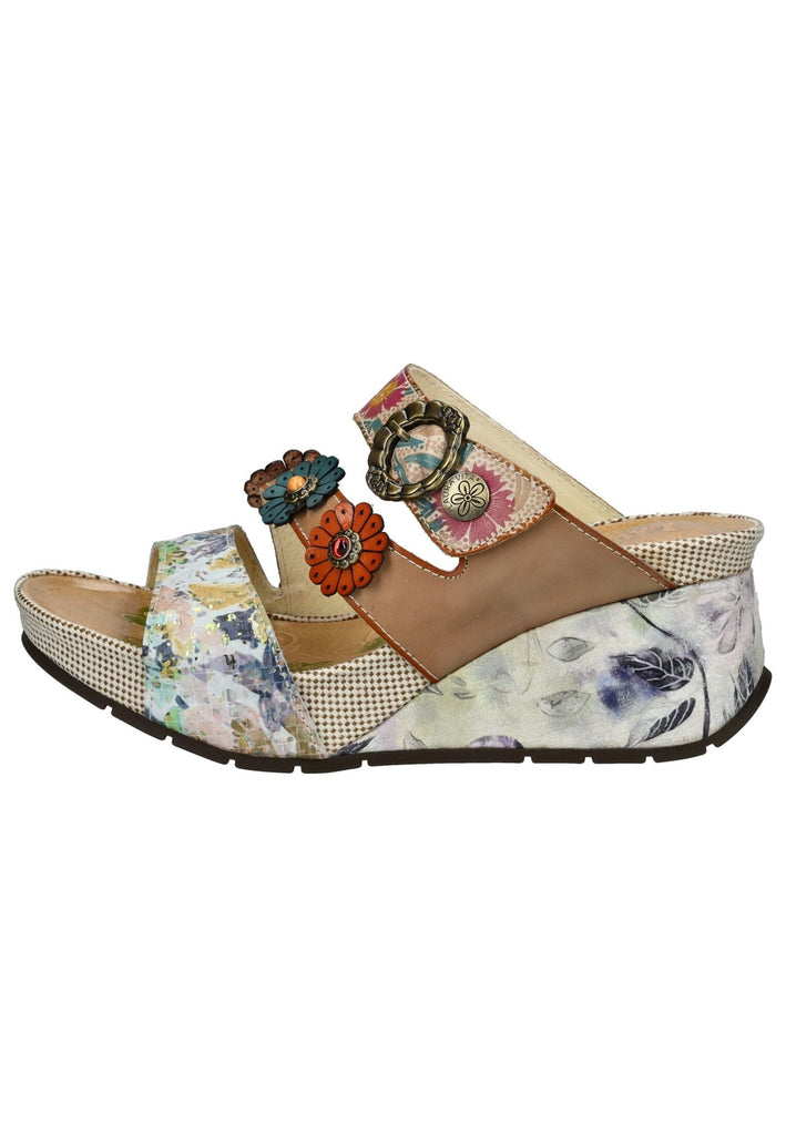 Pantoletten Laura Vita Pantoletten Leder Beige