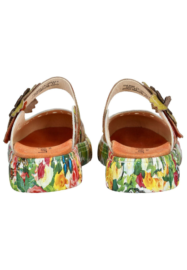 Laura Vita Pantoletten Leder Orange