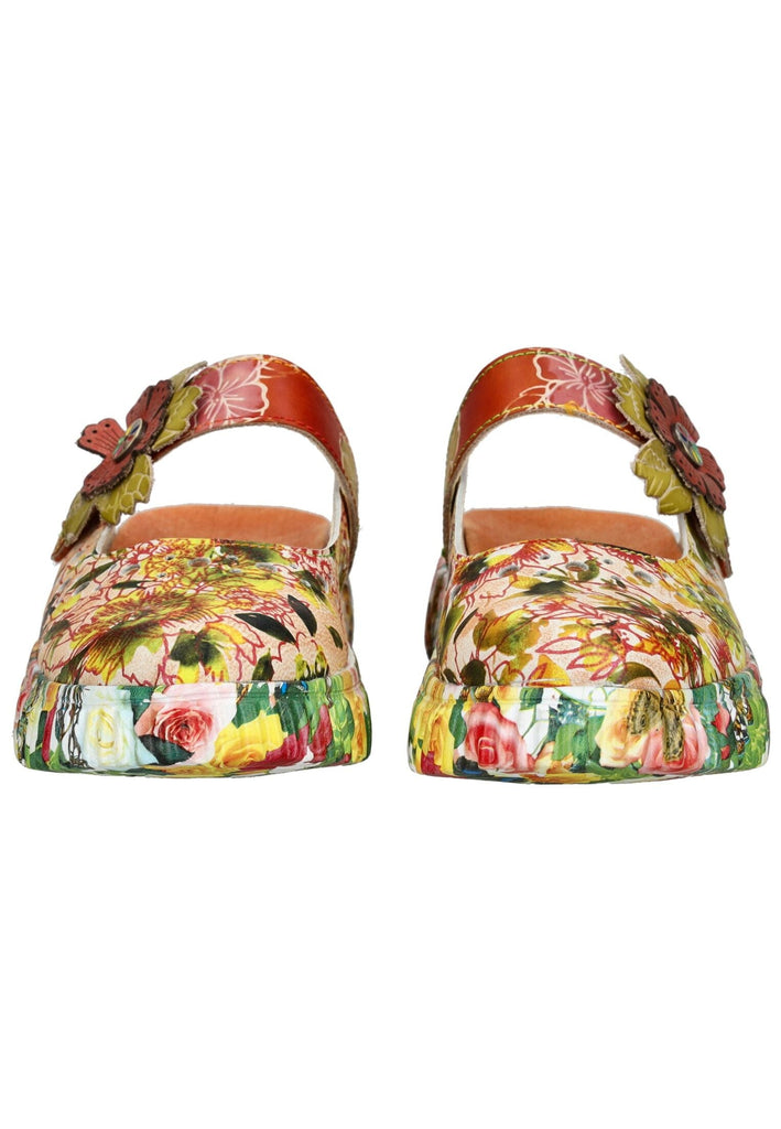 Laura Vita Pantoletten Leder Orange