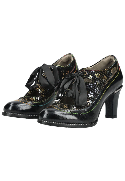 Laura Vita Pumps Leder Schwarz