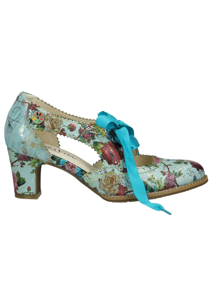 Laura Vita Pumps Leder/Textil Blau