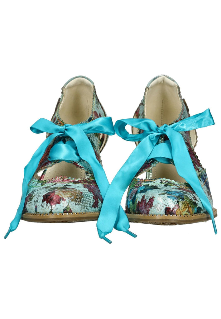 Laura Vita Pumps Leder/Textil Blau