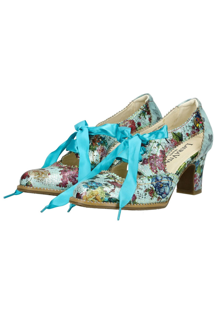 Laura Vita Pumps Leder/Textil Blau
