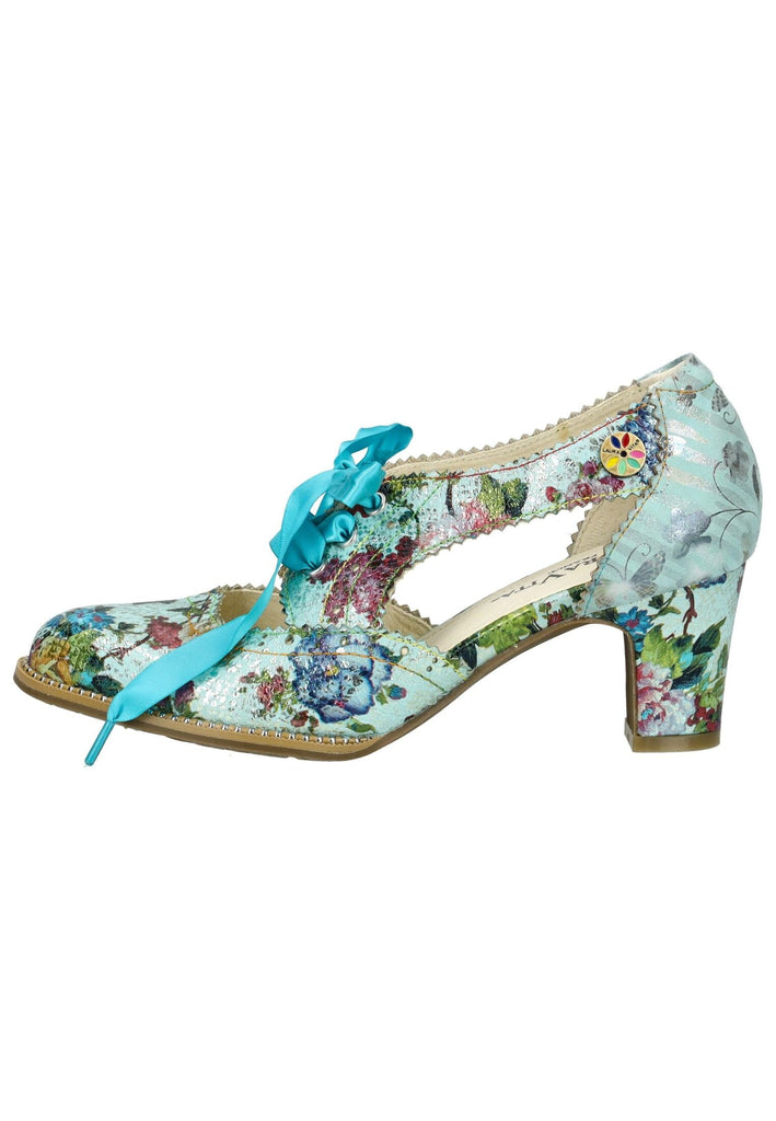 Laura Vita Pumps Leder/Textil Blau