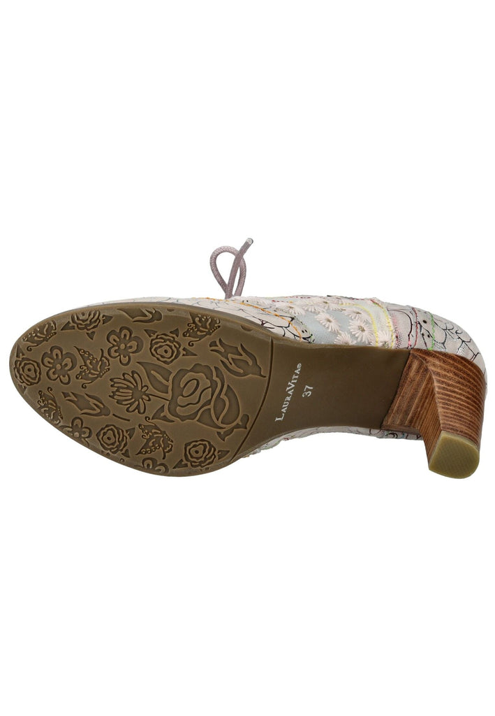 Laura Vita Pumps Leder/Textil Rose