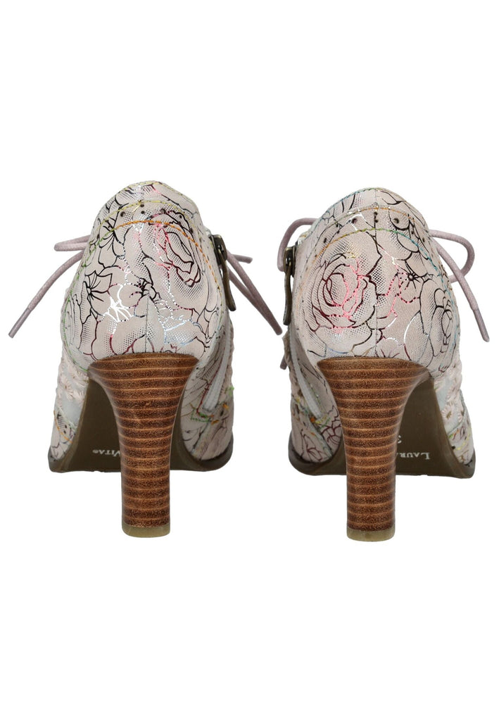 Laura Vita Pumps Leder/Textil Rose